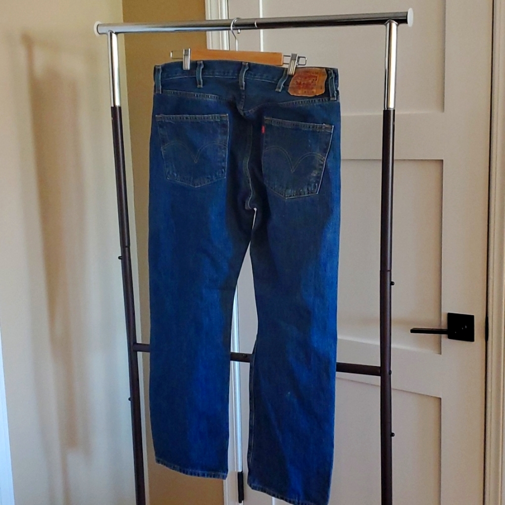 Mens levi's 501 button fly w38 l30